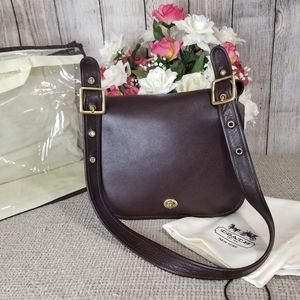 Vintage Coach Stewardess Bag 9525 Mahogany